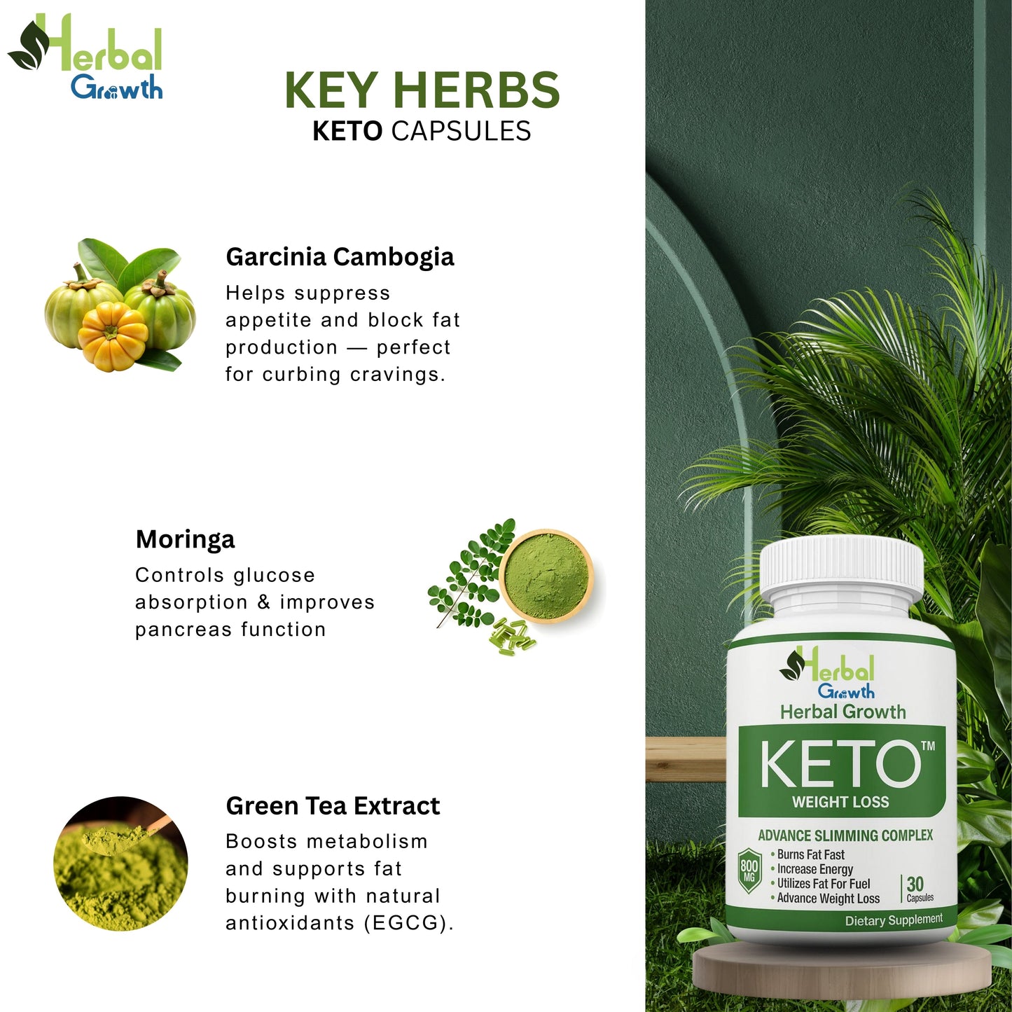 Herbal Growth KETO – Advanced Slimming Complex My Store