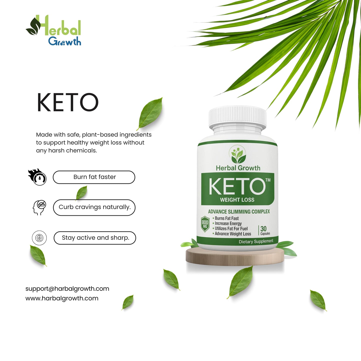 Herbal Growth KETO – Advanced Slimming Complex My Store